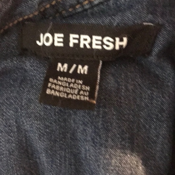 “JOE FRESH” Ombre Denim Style Long Sleeve Dress. - Picture 16 of 16